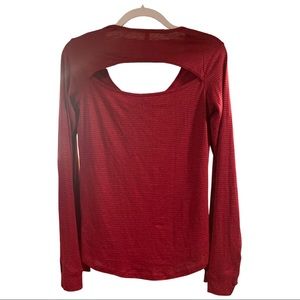 One size Onzie Top beautiful burgundy red